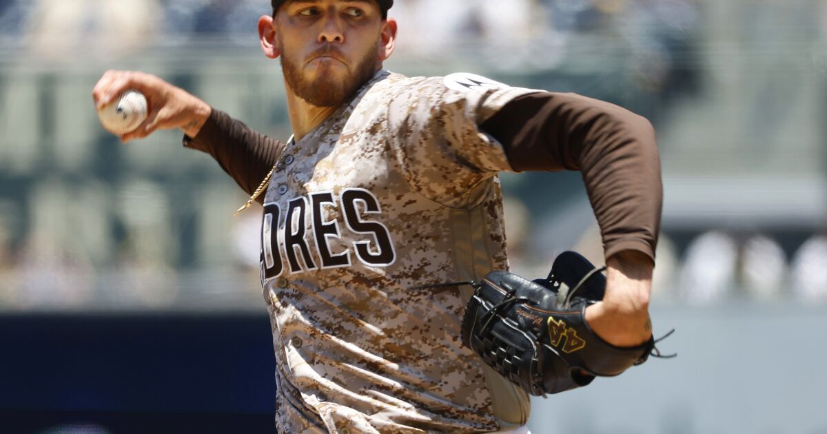 Padres starter Joe Musgrove out for extended period after MRI reveals swelling in shoulder