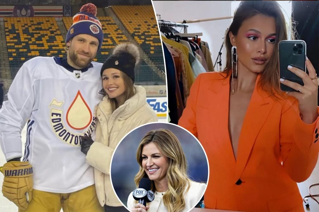 Erin Andrews gushes over Leon Draisaitl's 'hot' fiancée