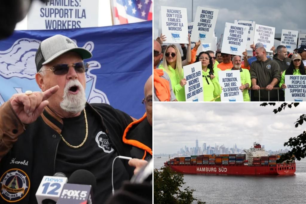 How did 50K dockworkers strike at US ports with only 25K jobs?