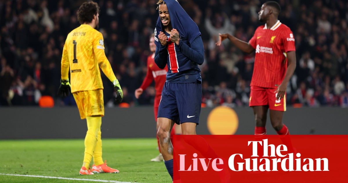 Paris Saint-Germain v Liverpool: Champions League last 16, first leg - live