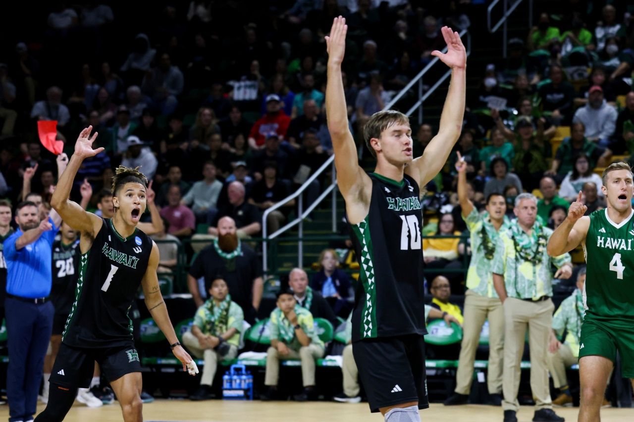 Hawaii men's volleyball going to championship match again as UH advances