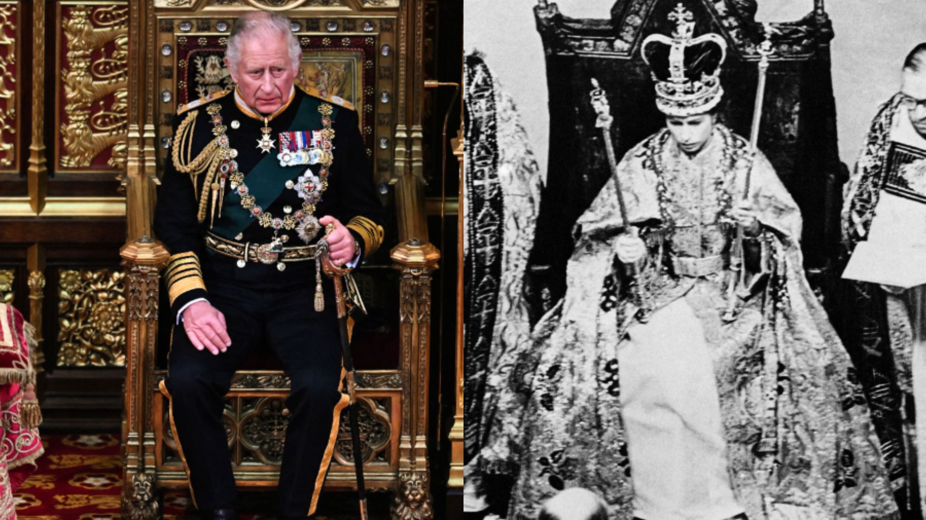 Couronnements de Charles III et d’Elizabeth II : le jeu des 7 différences