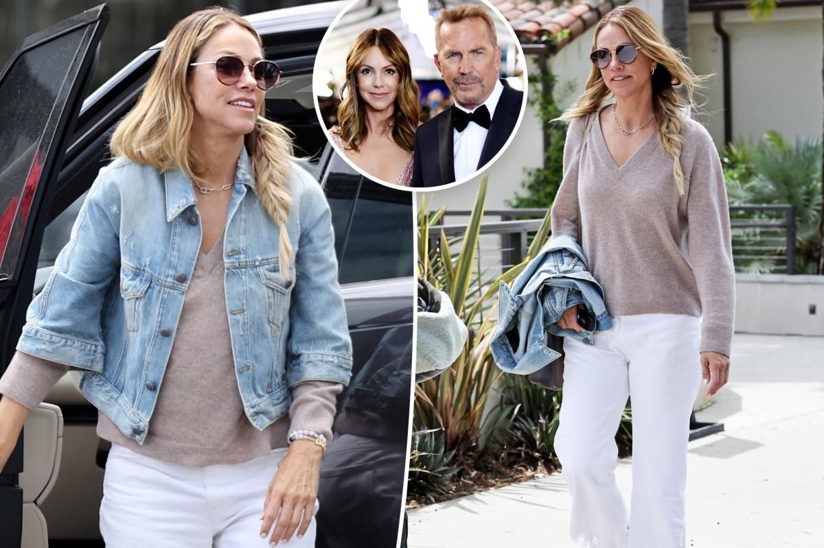 Christine Baumgartner seen for first time since Kevin Costner divorce