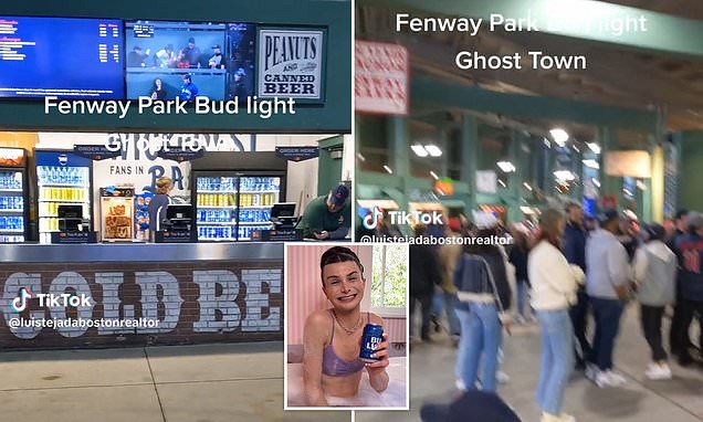 Boston Red Sox fans ditching Bud Light at Fenway Park as Dylan Mulvaney backlash leaves line empty