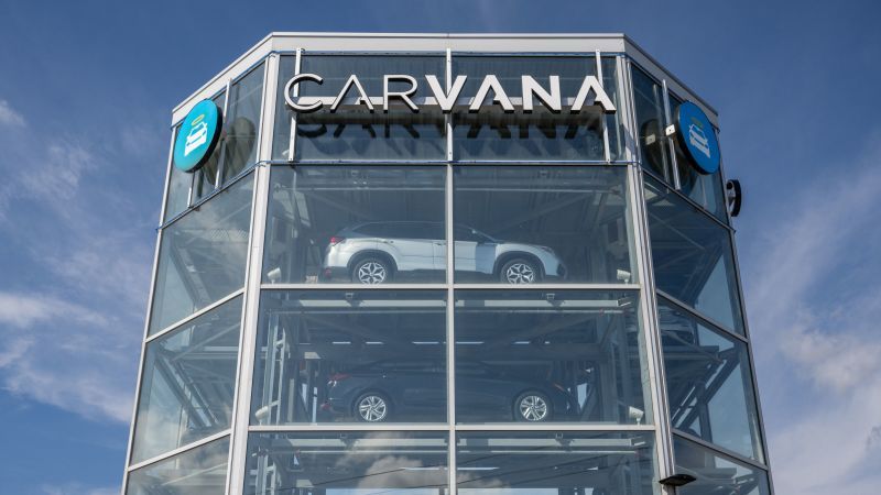 Carvana expects to record core profit in second quarter; shares jump