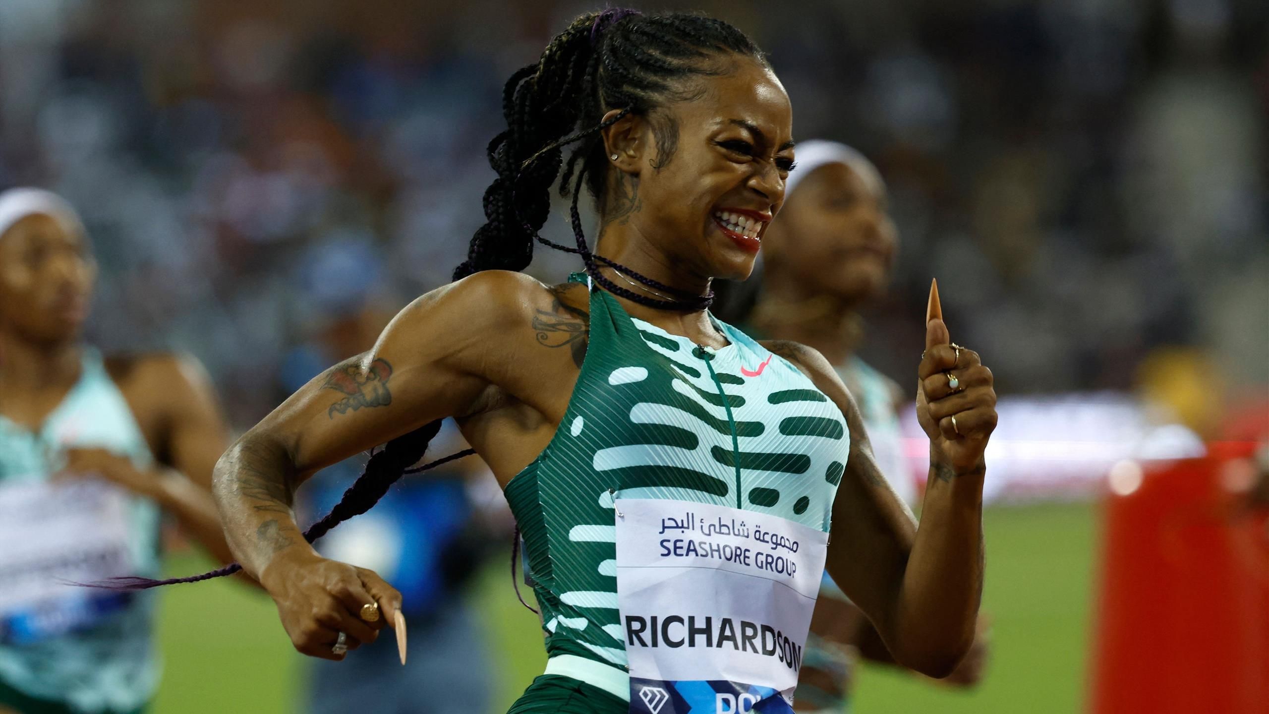 Athlétisme (Doha) : MPM de l'année pour Richardson sur 100 m, Kerley brille et Happio troisième