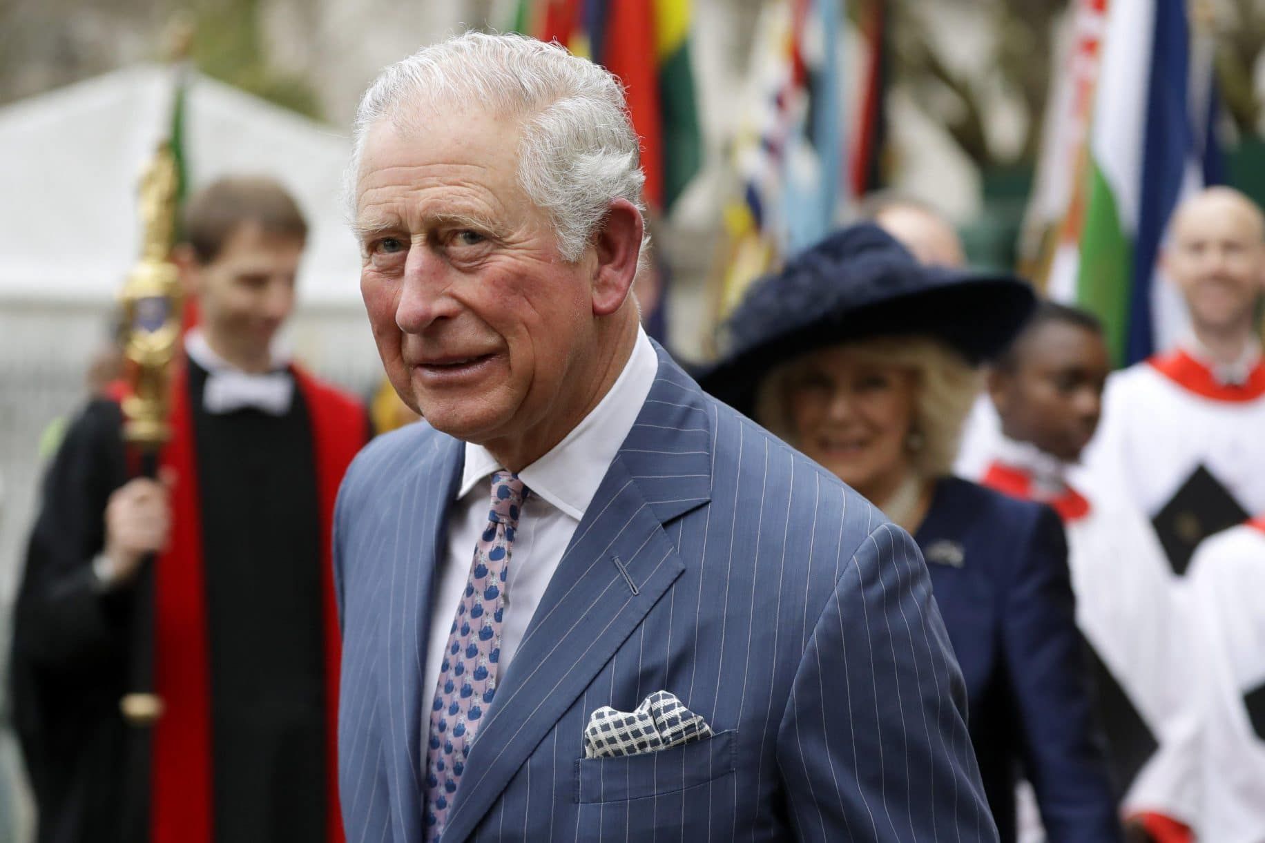 Huge penis mowed into King Charles III's party location