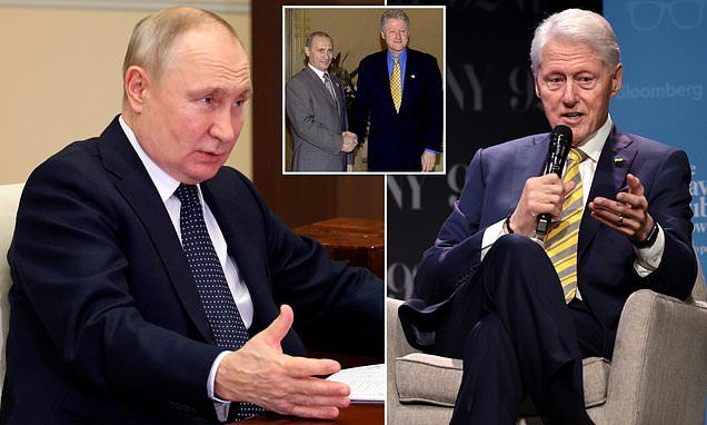 Bill Clinton says he knew 'it was only a matter of time' before Putin invaded Ukraine after meeting