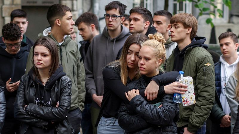 In shock and mourning, Serbia struggles to comprehend two mass shootings in as many days