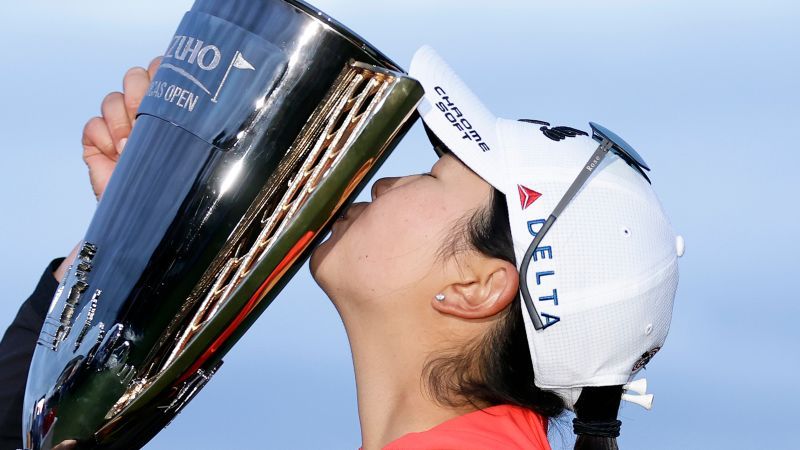 Reigning NCAA champion Rose Zhang becomes the 1st LPGA golfer to win tournament in pro debut since 1951