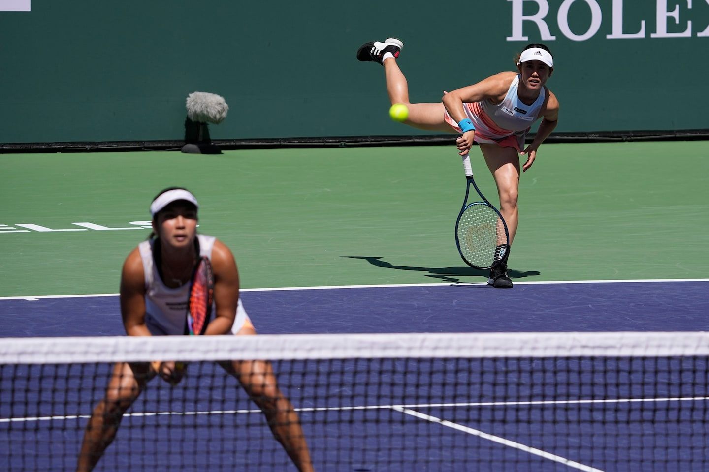 Ballgirl in tears, a French Open doubles team is disqualified