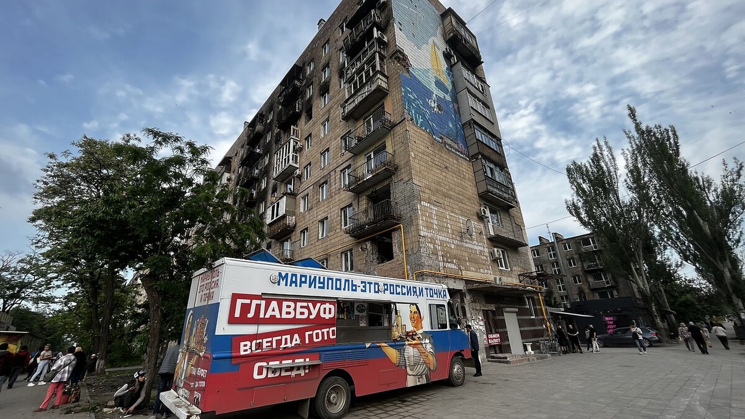 Marioupol, la ville martyre que le Kremlin rêve de transformer en vitrine de la "Nouvelle Russie"