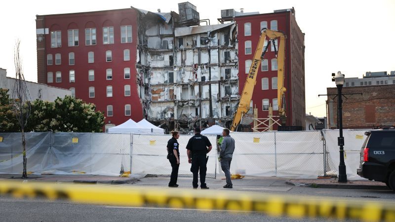 Davenport building collapse: Remains of 3 victims recovered from Iowa apartment site, police chief says