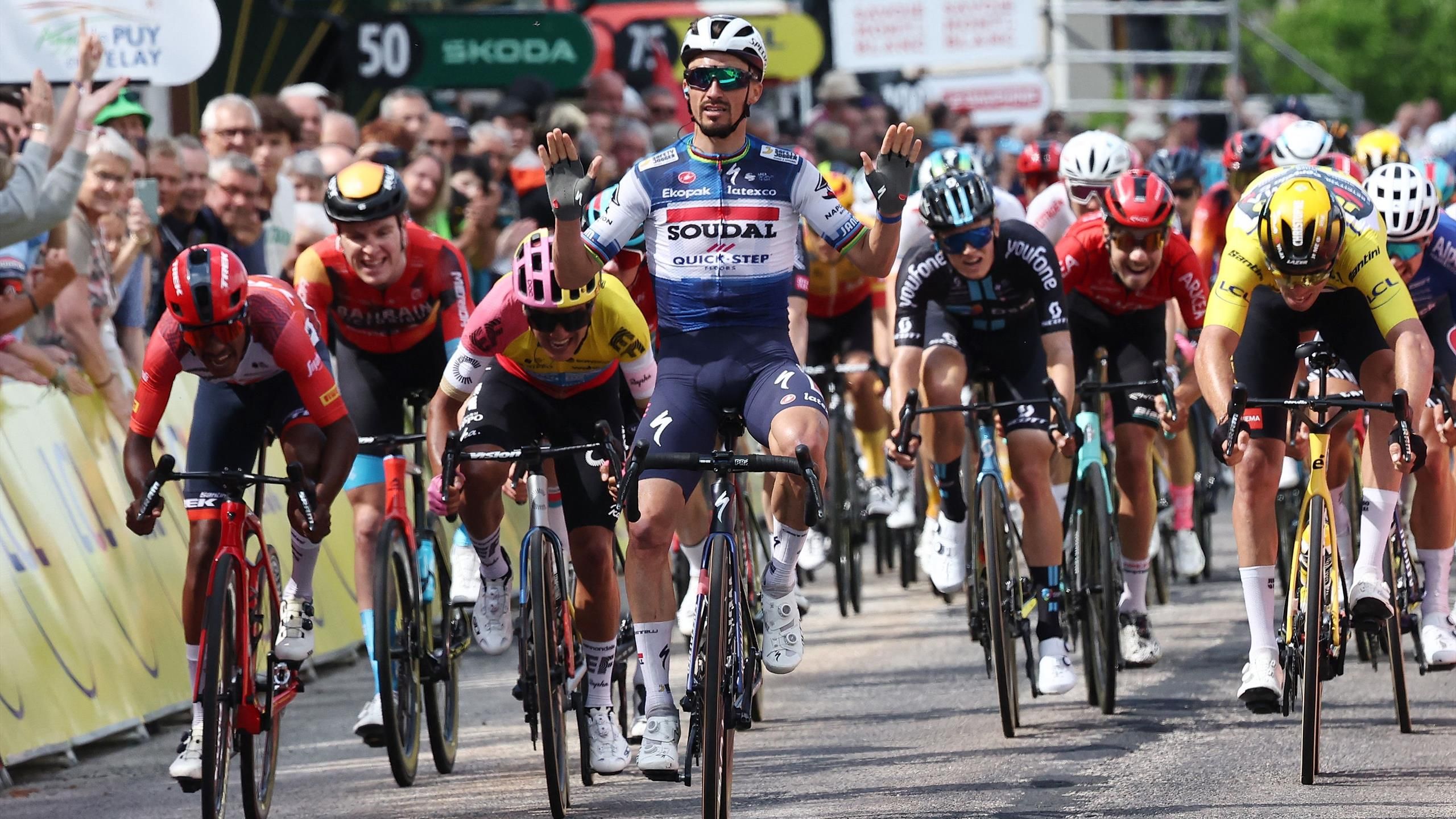 Critérium du Dauphiné : Julian Alaphilippe envoie un message grâce à son succès sur la 2e étape