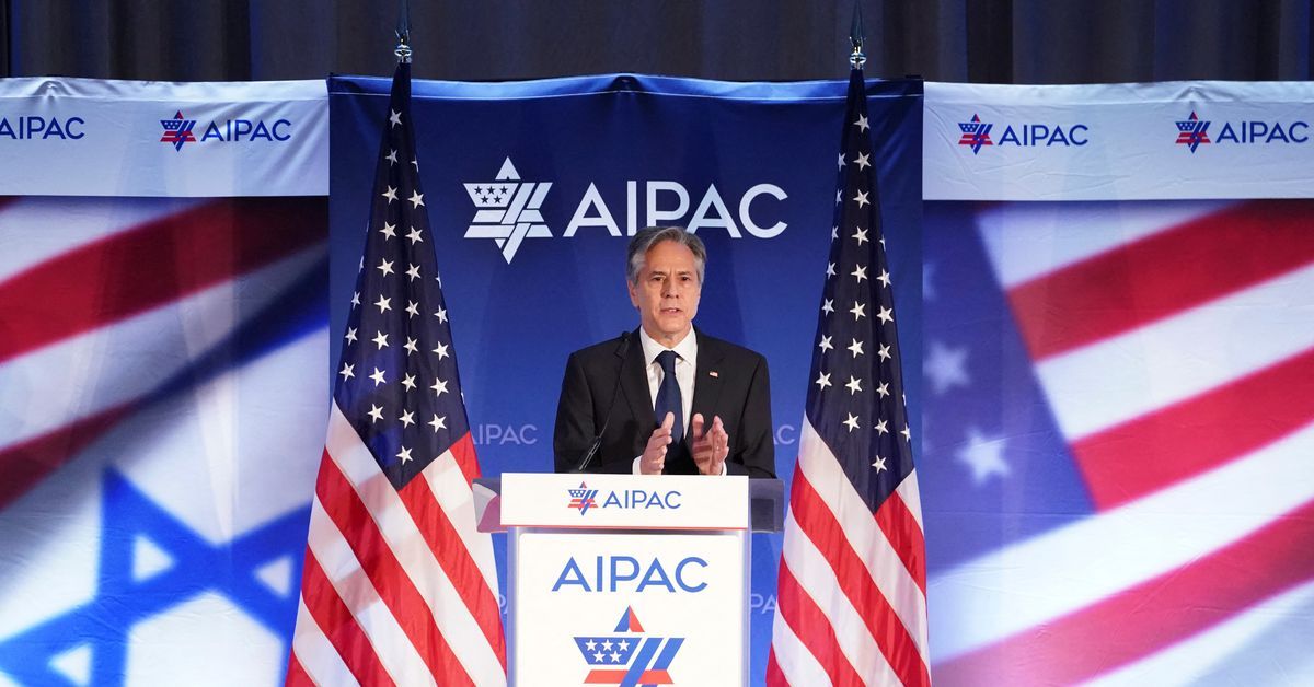 Settlement expansion is obstacle to peace, Blinken tells US Israel lobby