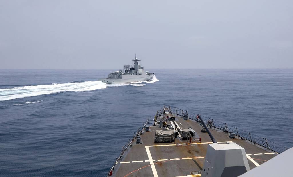 US releases video showing close-call with Chinese destroyer