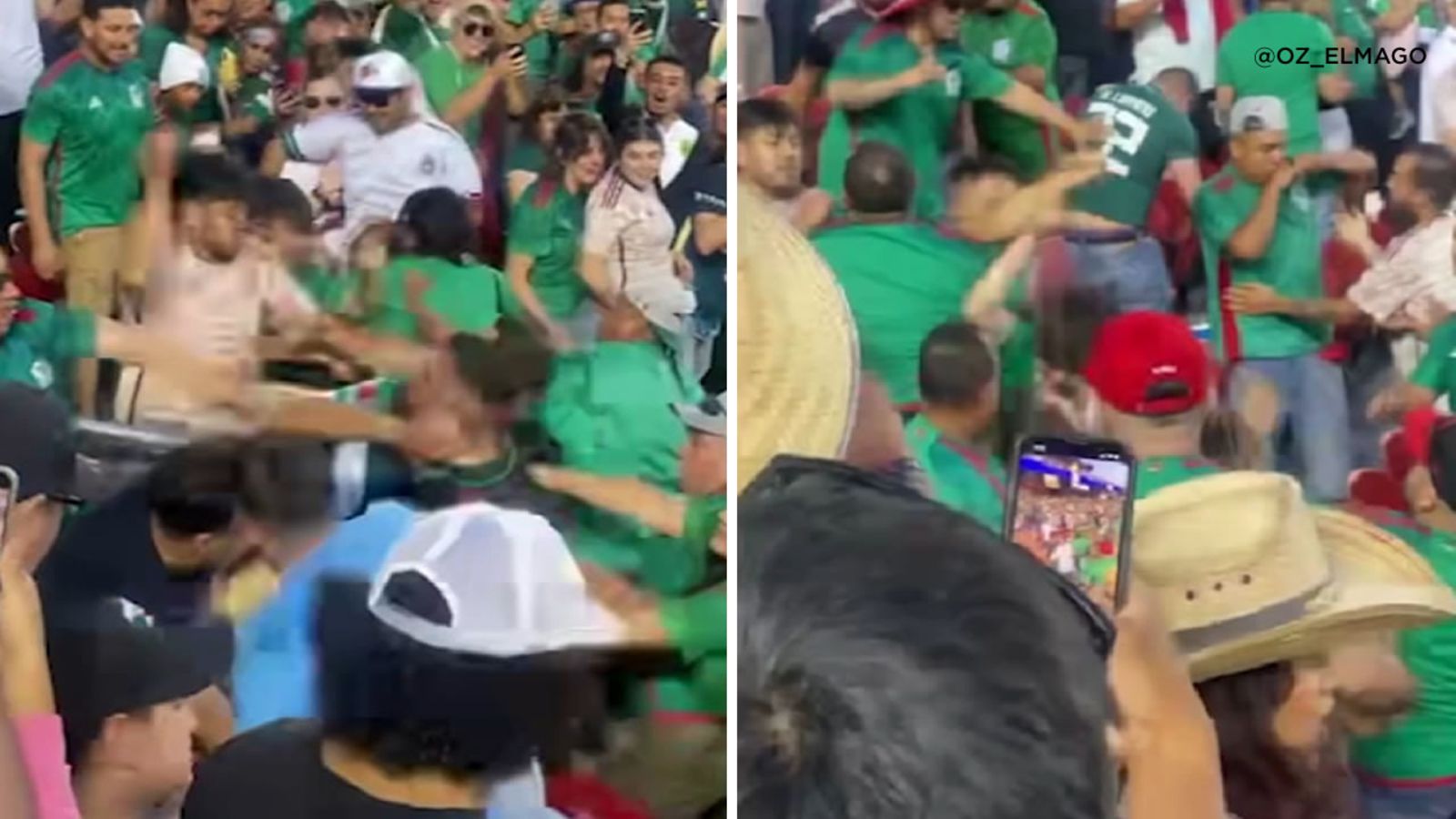 Video shows massive fight during Levi's Stadium Mexico-Qatar soccer game that critically injured man