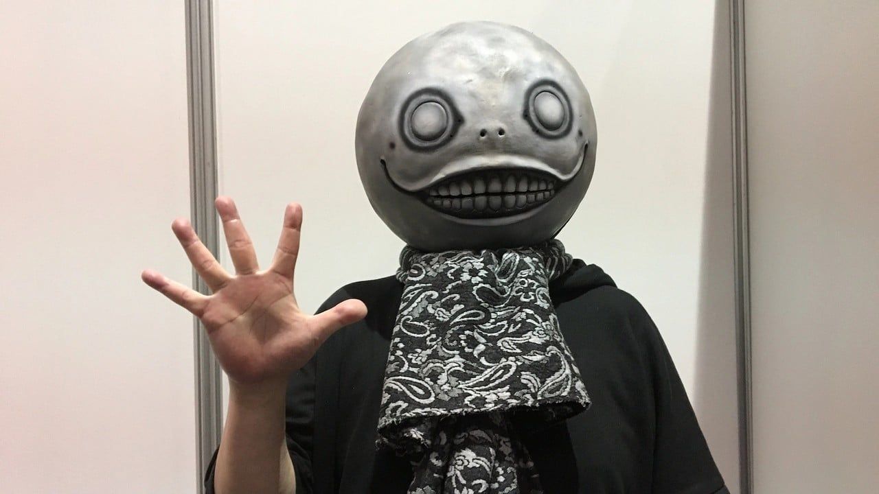 Random: NieR Creator Yoko Taro Loses Nightmarish Emil Mask, Replacement Probably Haunted