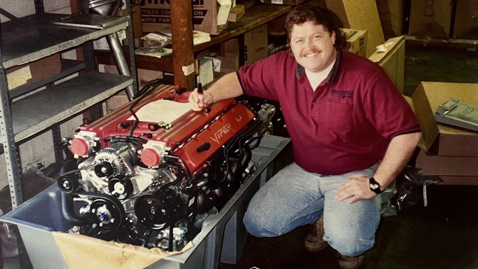 Untouched 1996 Dodge Viper Crate Motor Has An Unbelievable Story Behind It