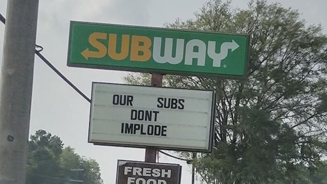 ‘Our subs don’t implode’: Georgia Subway sign draws mixed response