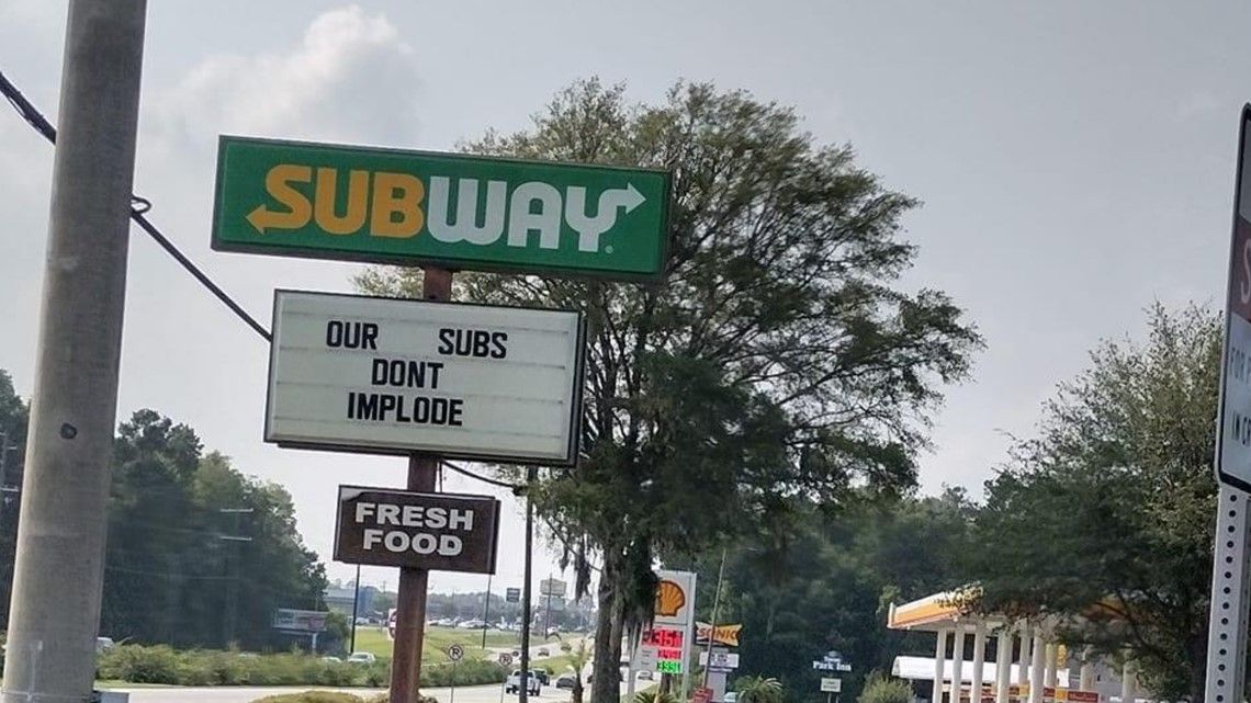 Georgia Subway sign pokes fun at Titanic sub that imploded