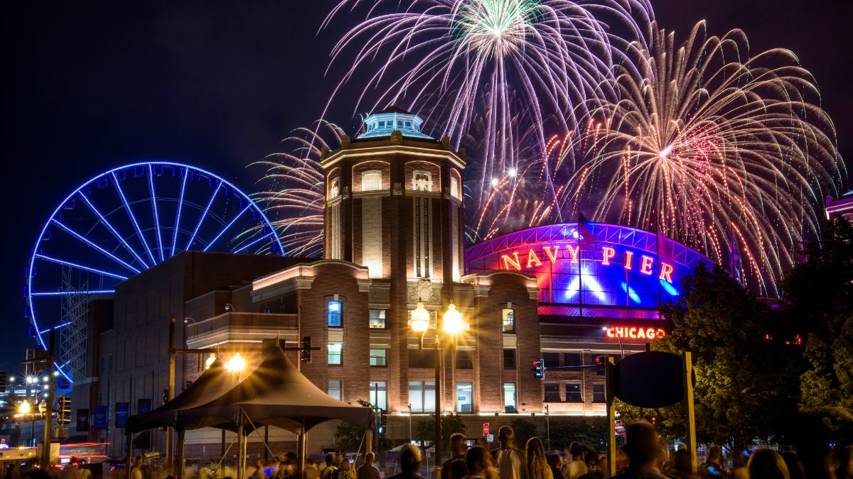 Are there fireworks at Navy Pier this Fourth of July?