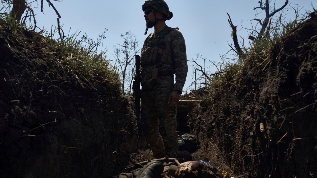 Ukrainian Forces Seize Russian Trenches -- And Their Dead -- Near Bakhmut