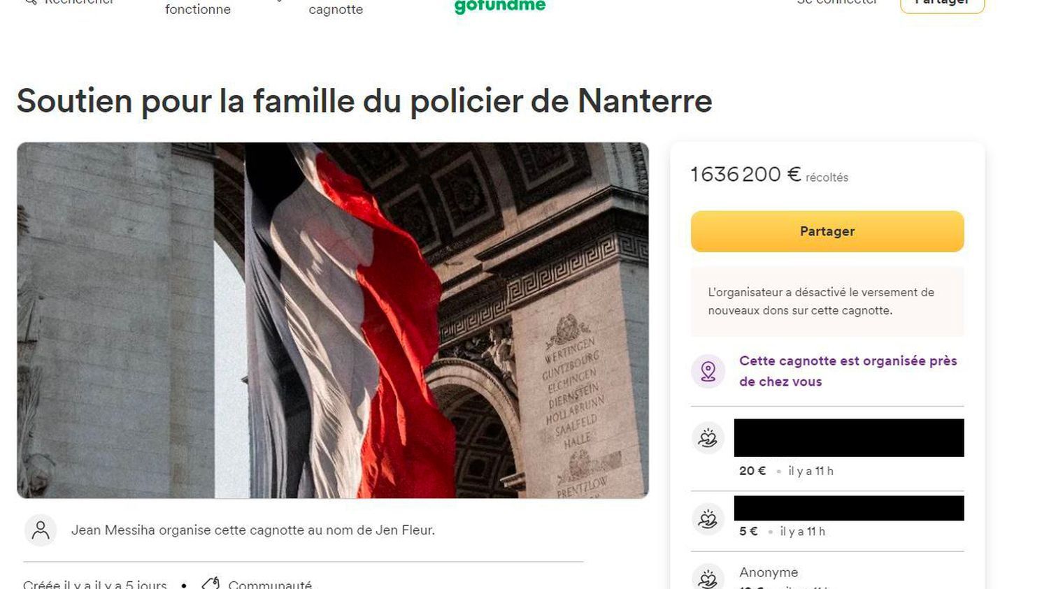 Mort de Nahel : on vous résume les batailles judiciaires autour de la cagnotte de soutien au policier auteur du tir