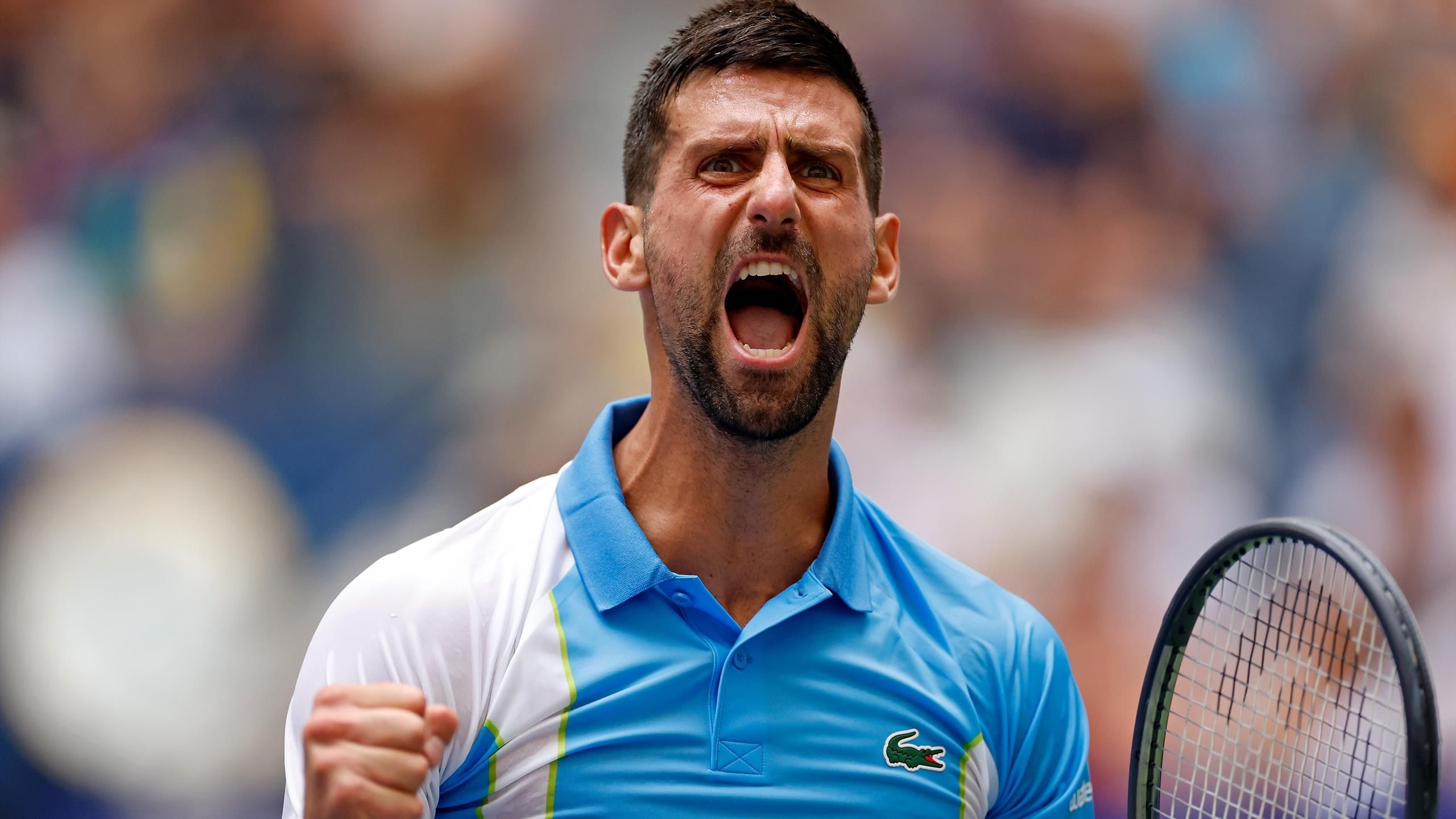 Novak Djokovic en demi-finale après sa victoire en 3 sets contre Taylor Fritz