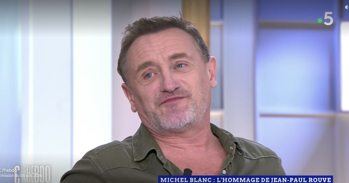 "Il en jouait beaucoup de son côté hypocondriaque" : Jean-Paul Rouve rend hommage à Michel Blanc dans "C l’hebdo"