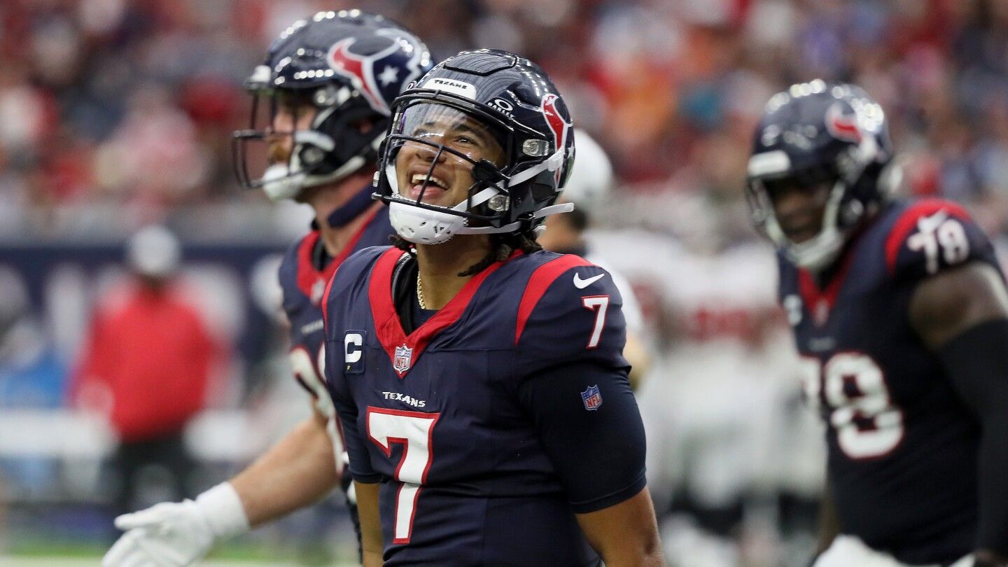 C.J. Stroud sets rookie record with 470 yards in Texans' 39-37 comeback win