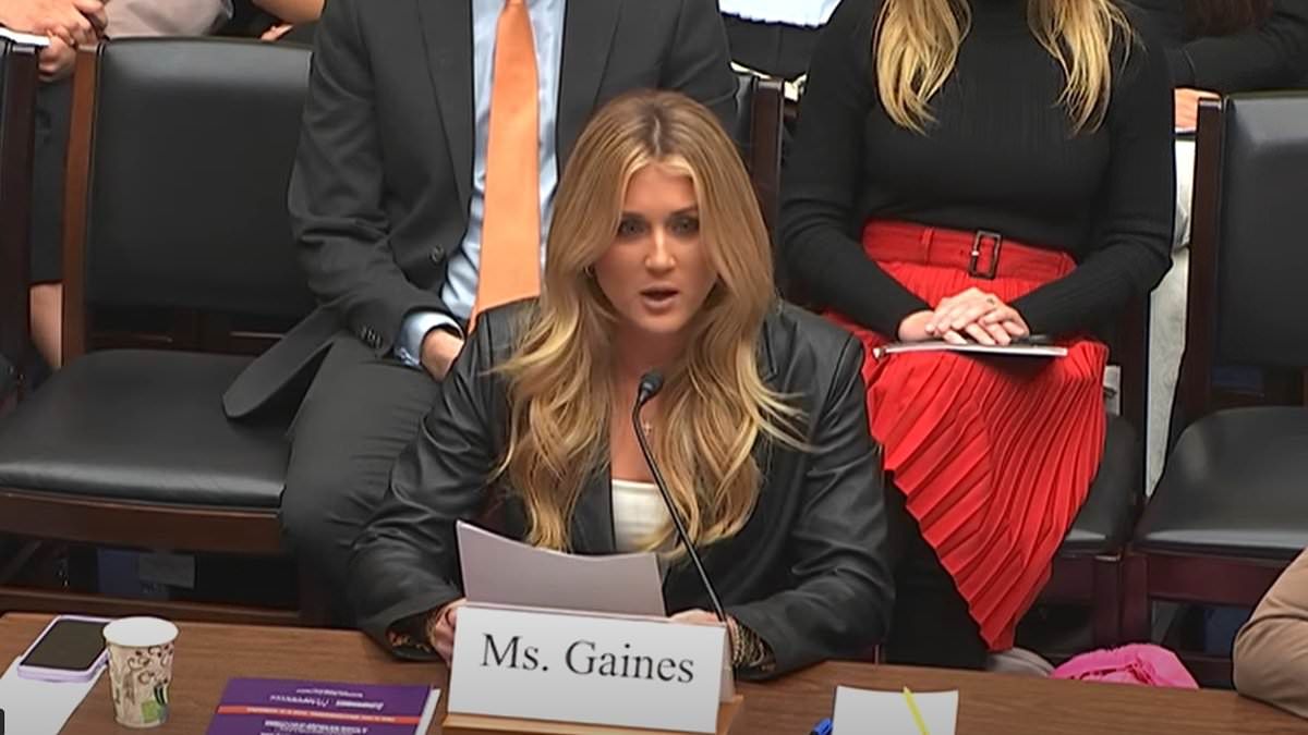 House subcommittee should REJECT Biden Administration's proposal allowing trans athletes to compete in women's sports, ex-college swimmer Riley Gaines tells Congress: 'Americans know this is not fair'