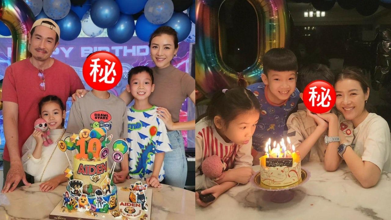 陳茵媺大仔10歲生日顏值超越爸爸好靚仔 陳豪一舉動證超錫家人