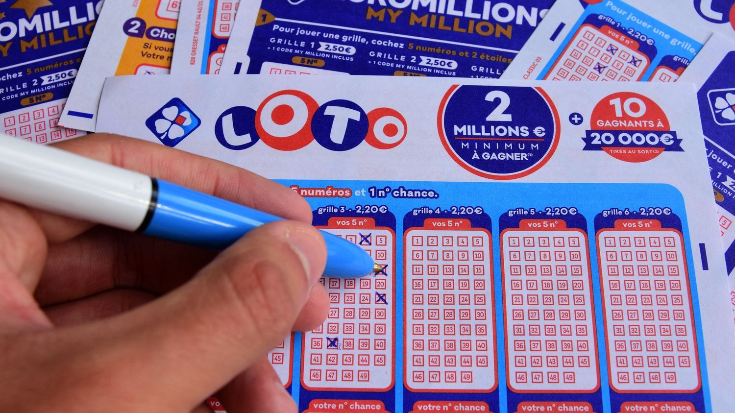 Euromillions : trois gagnants, dont un Français, se partagent le jackpot de 158 millions d'euros