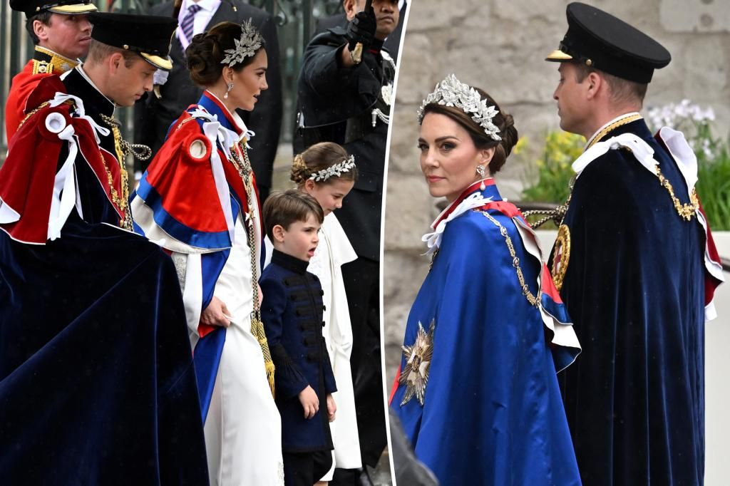 Kate, William arrive at coronation: Princess stuns in Alexander McQueen dress, royal jewels