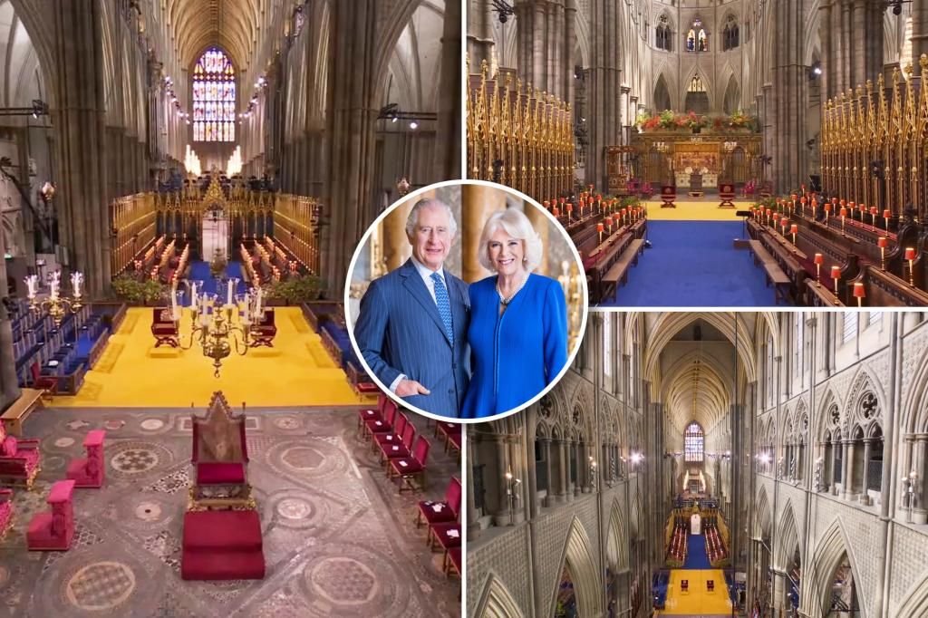 Inside Westminster Abbey ahead of King Charles' coronation