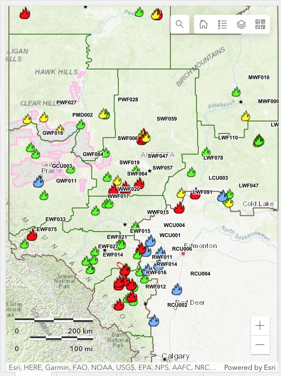 Alberta fires evacuate thousands