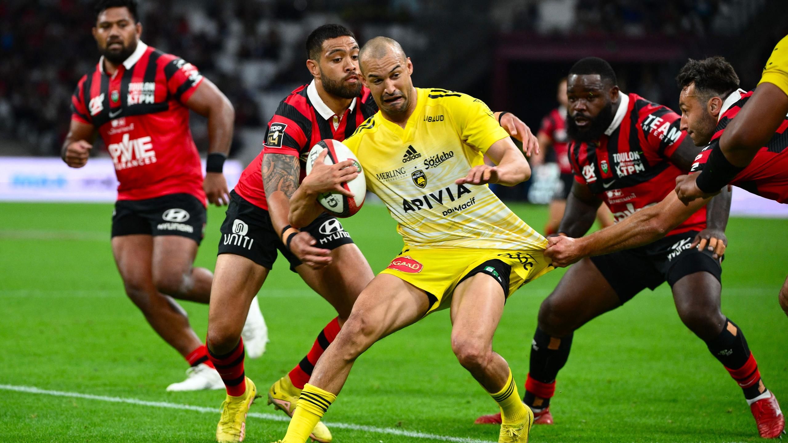 Top 14 - Insatiable, La Rochelle se paye Toulon au Vélodrome (8-23)