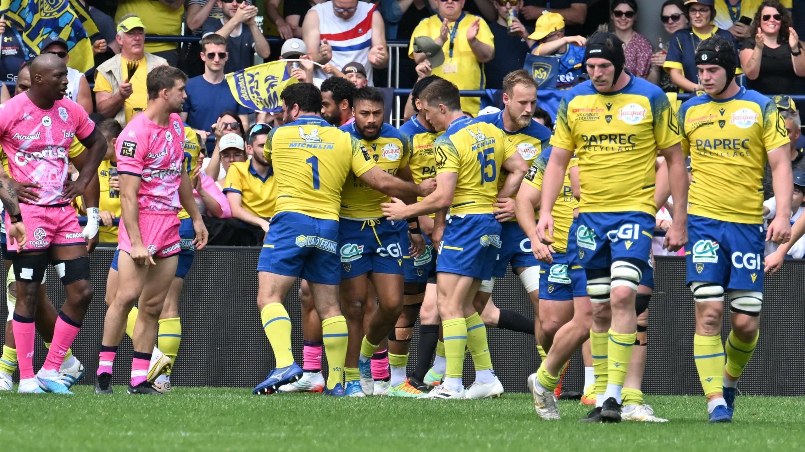 Top 14 - 24e journée : Clermont fait la différence au finish contre le Stade français (32-16)