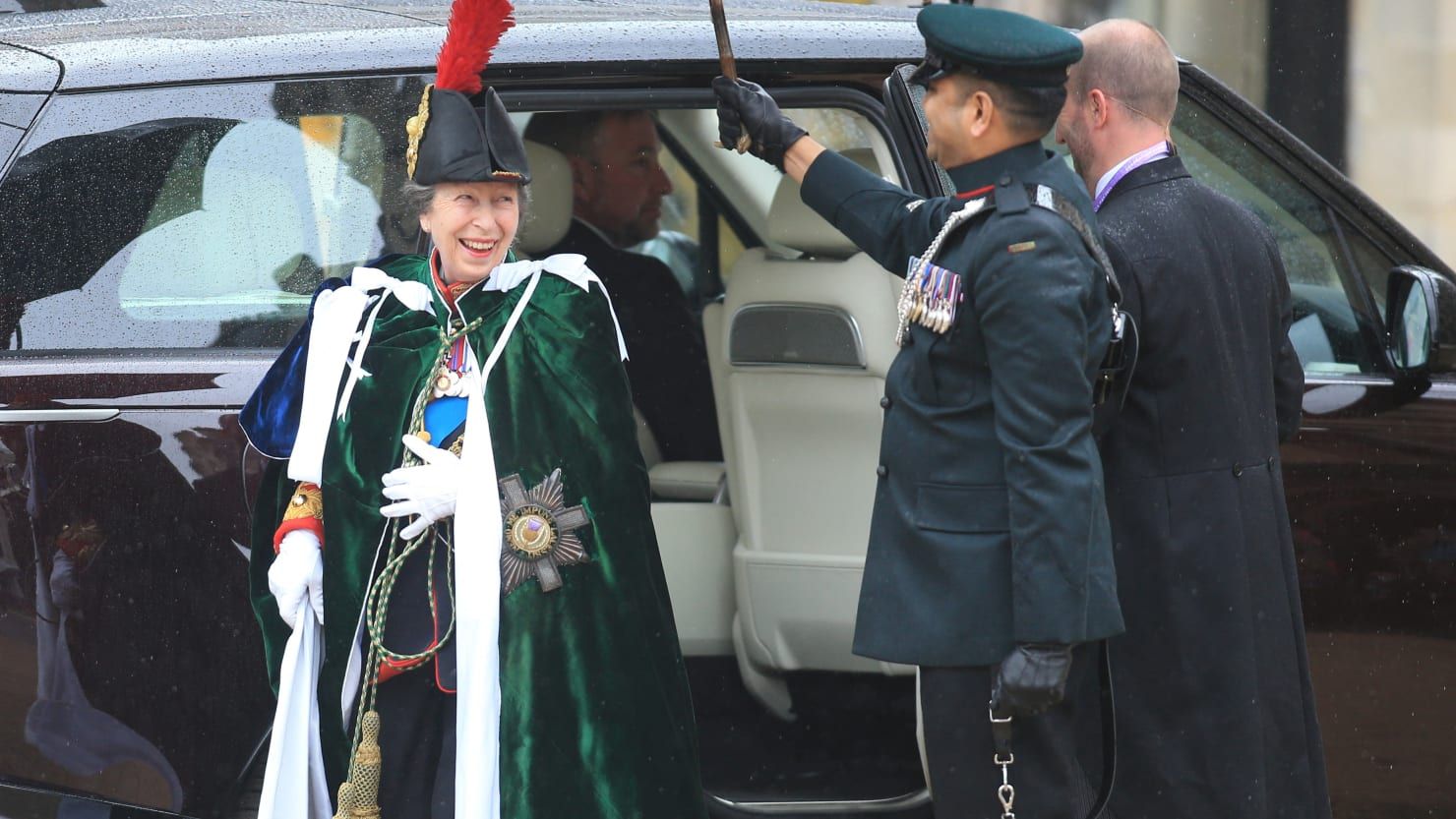 Princess Anne Wins the Coronation With Swagger-and a Hat Block