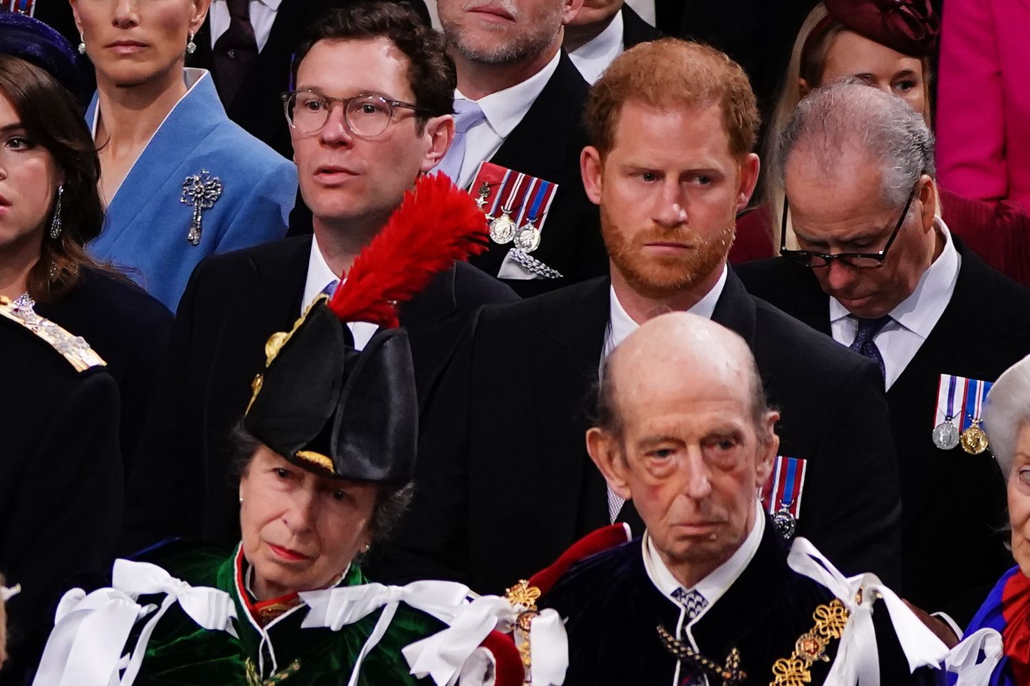 Prince Harry's Coronation View Blocked by Hat: 'Last Time It Was a Candle'