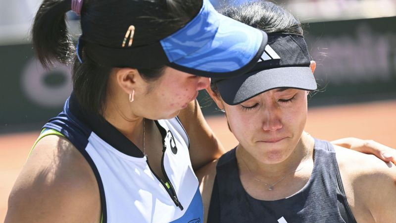 Miyu Kato in tears during press conference a day after controversial disqualification