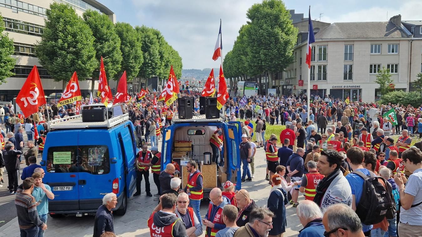 Manifestation du 6 juin : mobilisation en baisse en Normandie et des actions prévues pendant l’Armada