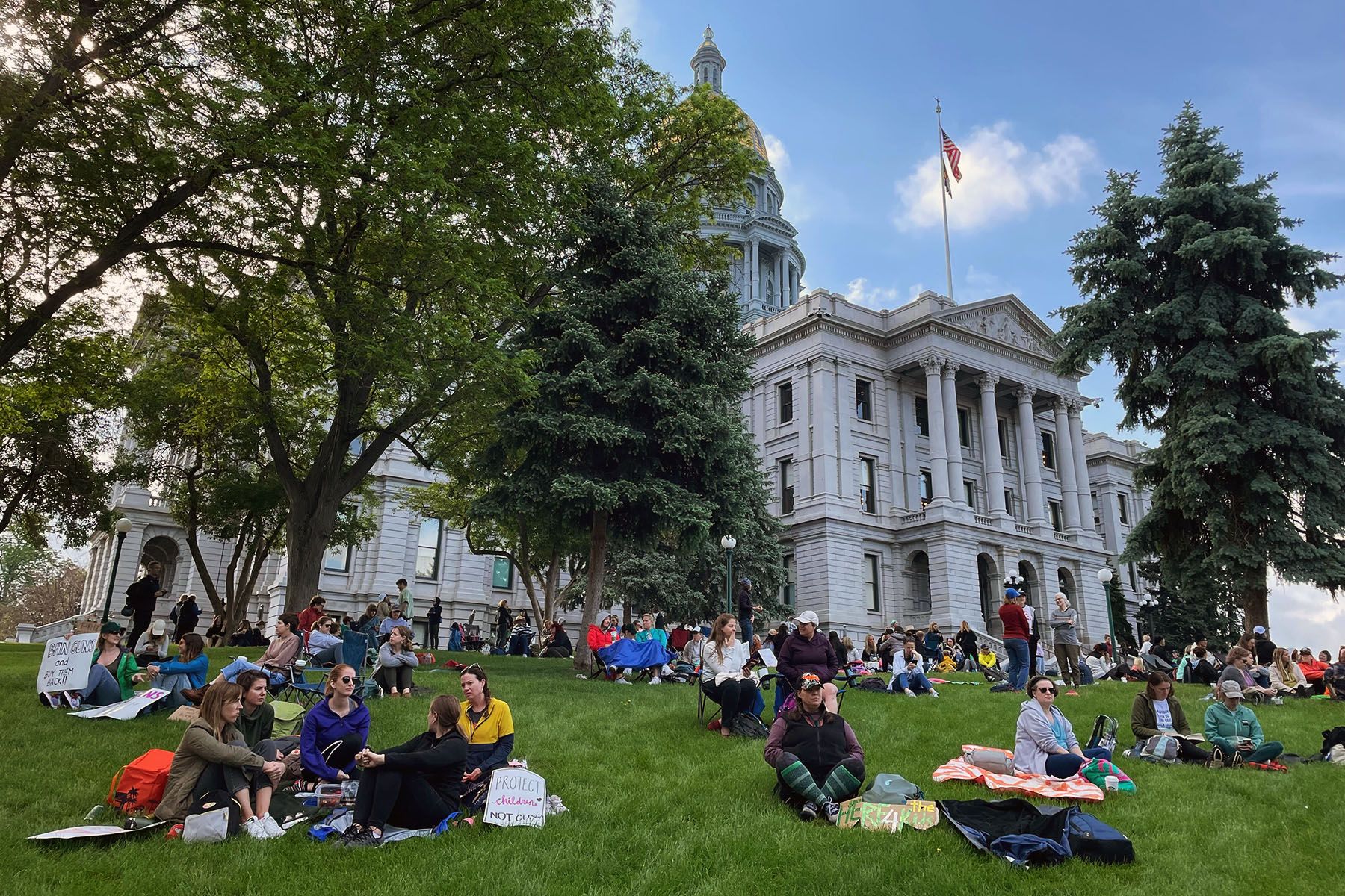 In Denver, a group asked White women to sit in and demand a gun ban