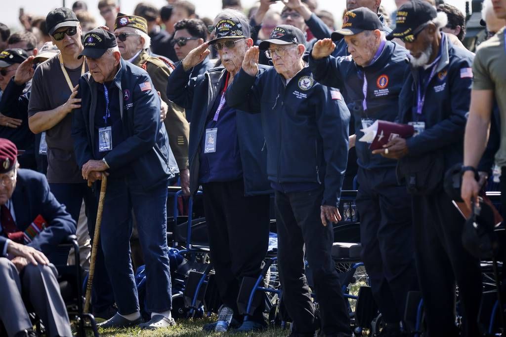 World War II veterans return to Utah Beach to mark D-Day anniversary