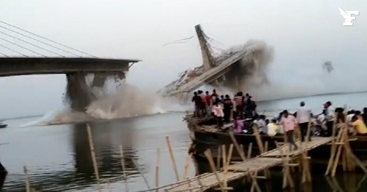 Inde : un pont en construction s'effondre dans le Gange pour la deuxième fois