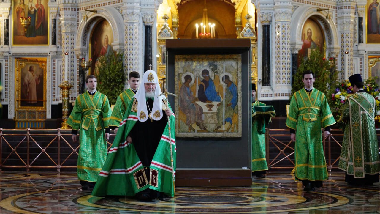 Vladimir Poutine et le patriarche Kirill en quête du soutien de la plus célèbre icône orthodoxe