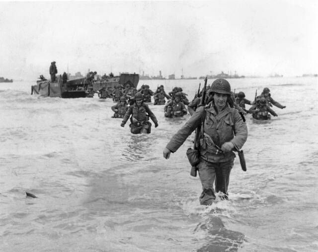 D-Day: Historical photos of Americans storming Normandy beaches