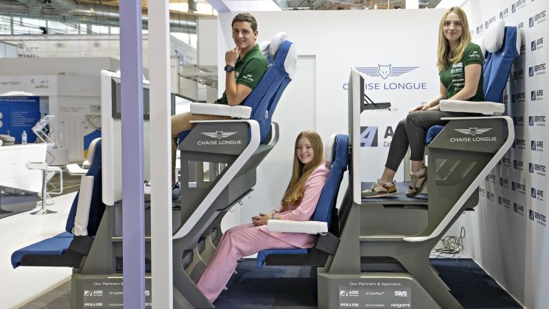 The double-decker airplane seat is back. Here’s what it looks like now