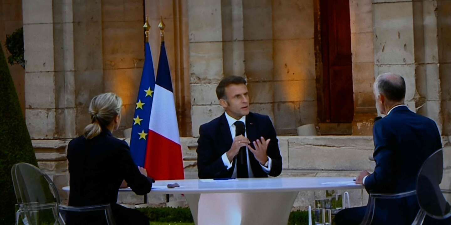 En direct, interview d’Emmanuel Macron : "Je ne crois pas aux sondages, je crois aux élections "